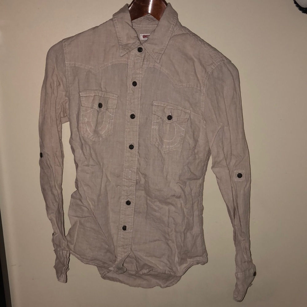 True religion button down